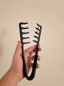 %30 BİGGER - 3D Printed Ergonomik Hair Sectioning Comb - Professional Hair Mixing & Styling Tool