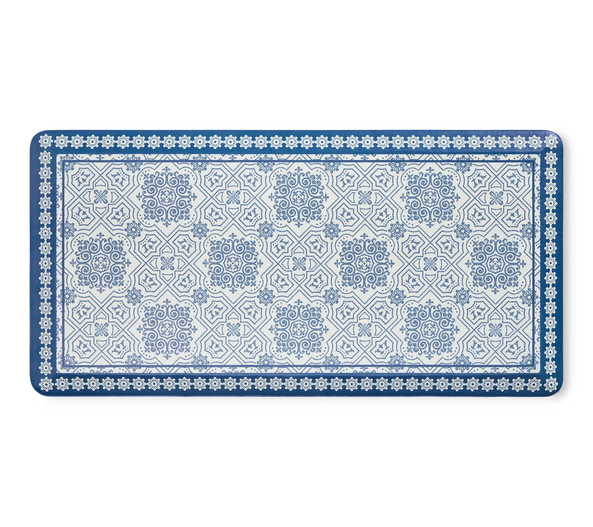 Martha Stewart Strie Medallion 19.6"x39" Kitchen Mat