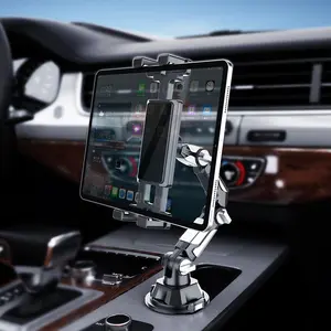Car Cup Holder Phone Mount, Universal Tablet and Smartphone Holder with Long Adjustable Arm for Vehicles, Convenient Accessory for Driving, Cell Phone Car Mount
