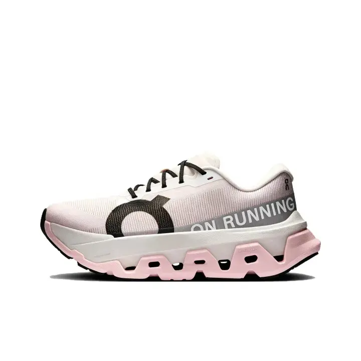 Brand New Sealed Unisex Light Pink White Breathable Mesh Running Shoes, with Original Shoe Box, Pink Hollow Shock-absorbing Thick Sole Lightweight Casual Road Training Athletic Sneakers