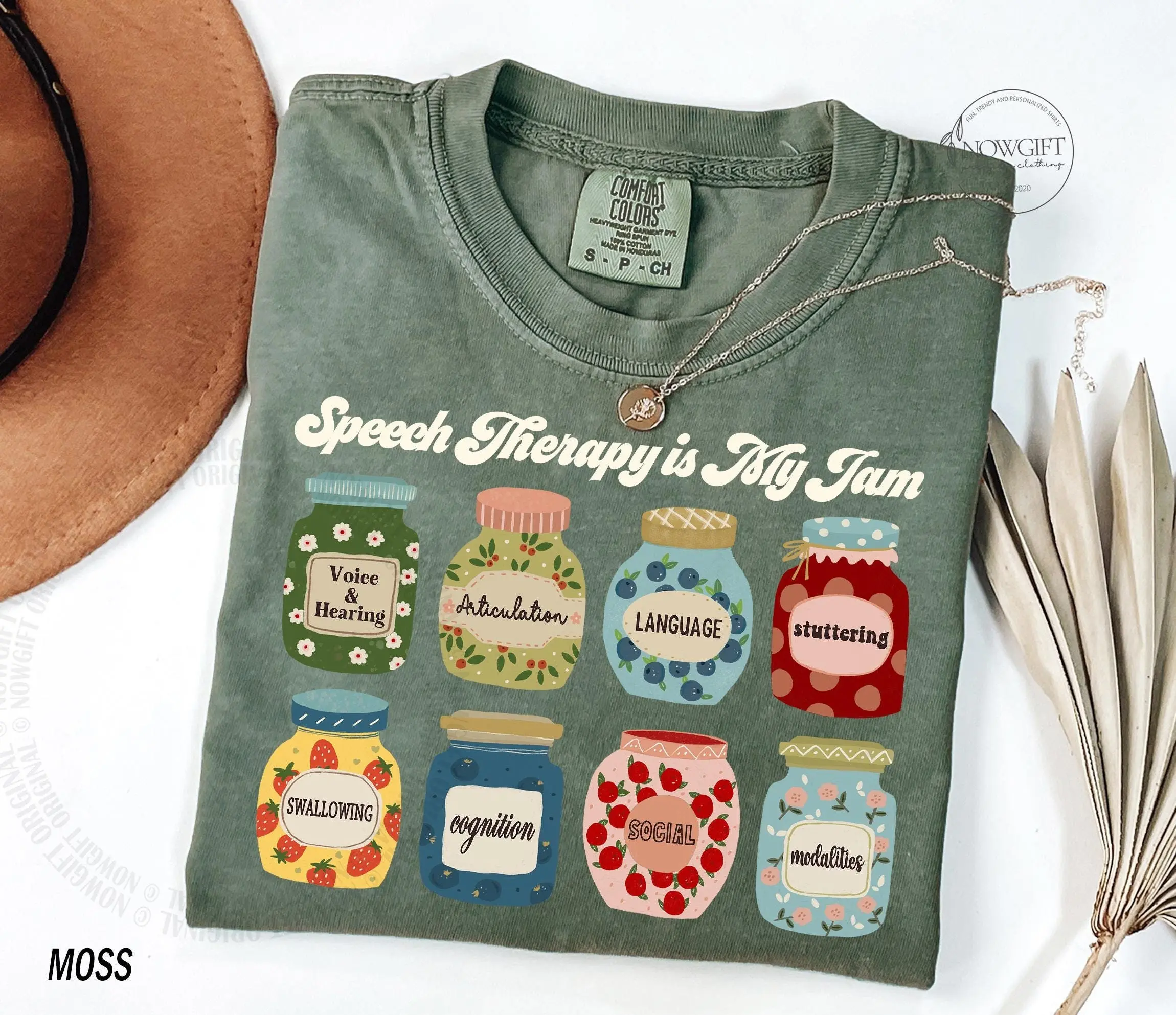 Comfort Colors Speech Therapy Shirt, Speech Language Pathologist Shirt, SLP Christmas Gift, SLP Shirt, Speech Therapist Gift SLPA, Speech Therapy Is My Jam