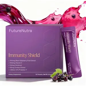 FutureNutra Daily Immune & Gut Wellness Packets, 5-in-1 Probiotic + Colostrum Formula, Supports Energy & Microbiome Health, Gluten Free, 30 Servings