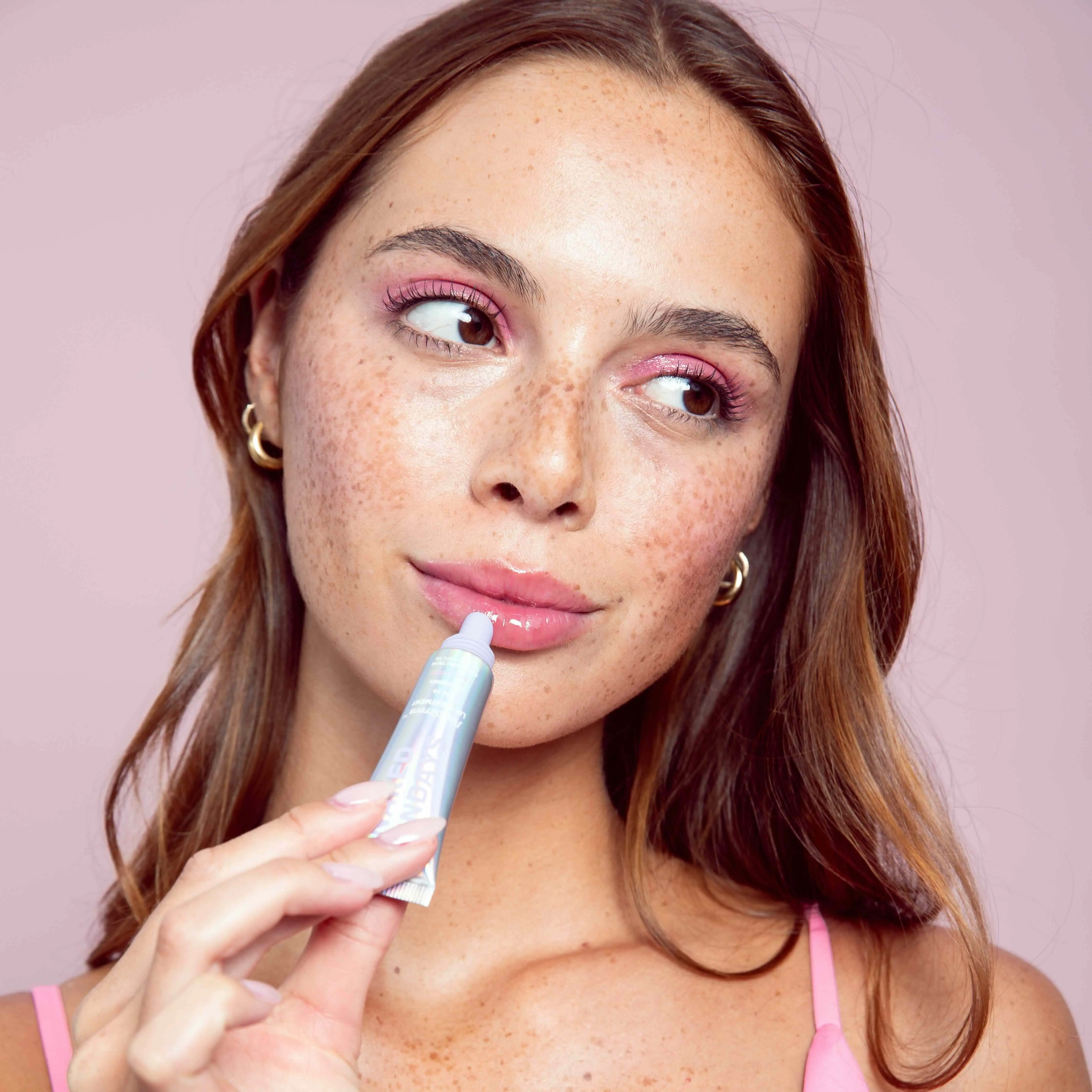 Naked Sundays Poutscreen SPF 50 Lip Treatment – Hydrating Lip Balm with Broad Spectrum, Glossy Non-Sticky Finish, Nourishing Lip Care with Peptides for Protected Lips - 15ml Jojoba Lip Plumper