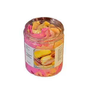 Strawberry Peach Champagne Whipped Body Butter. Handmade Shea & Mango Butter Body Frosting. All Natural Non Greasy Emulsified Body Butter.  Body moisturizer Skin Repair