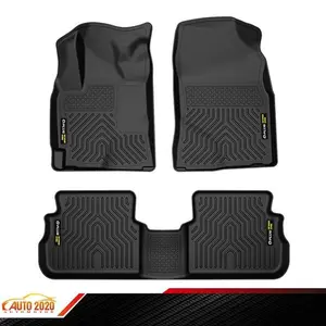 TPE 3D Floor Mats Liners Fits 09-13 Toyota Corolla/Matrix ,TPE All-Weather Floor Mats 2 Row Liner
