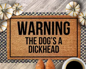 Funny Dog Door Mat, Dog Lover Gift, Funny Door Mat, Dog Mom Gift, Funny Doormat, Dog Funny Gift, Dog Owner Decor, Funny Porch Decor, Dog Rug
