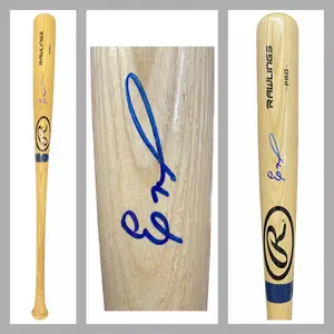 Eloy Jiménez White Sox Autographed Wooden Rawlings Baseball Bat with JSA COA