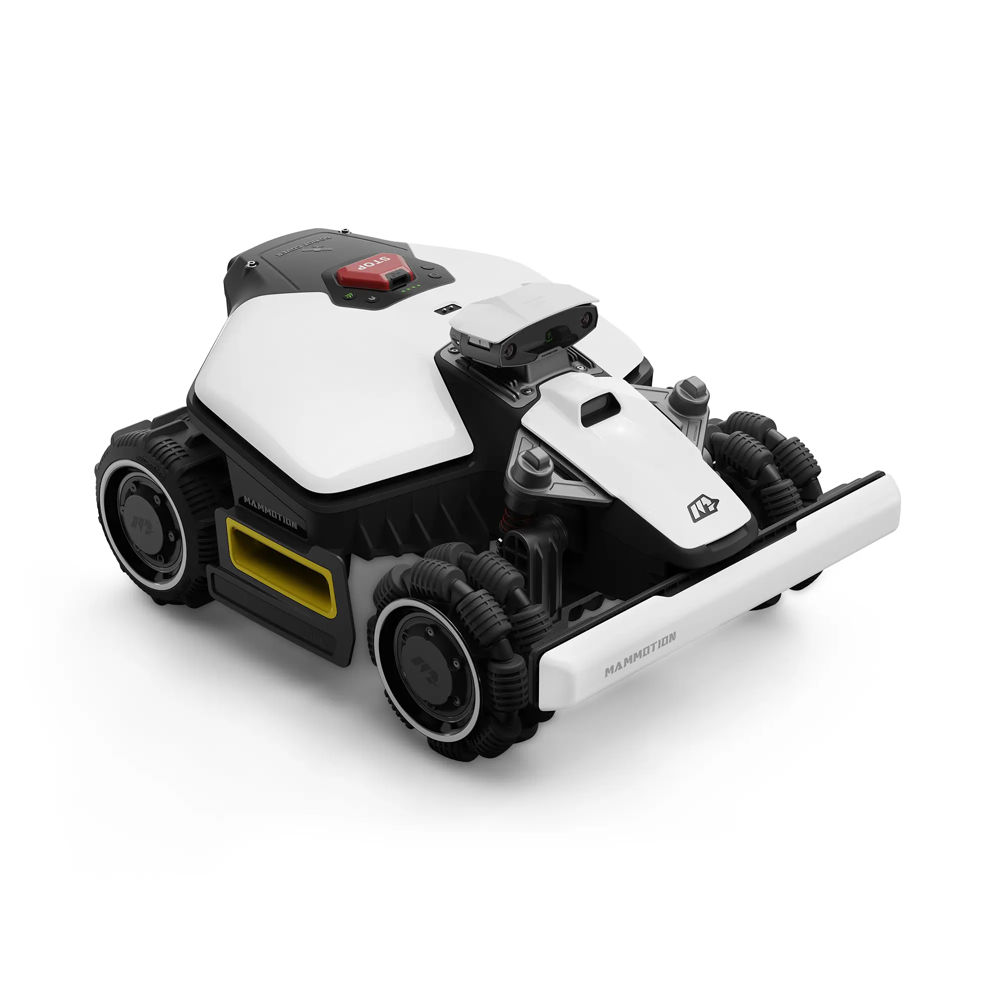 Mammotion LUBA mini AWD 1500H Robot Lawn Mower, All-Wheel-Drive for 80% Slope, Perimeter Wire Free for 0.44 Acre, AI Vision, 2.2"-4.0"Cutting Height