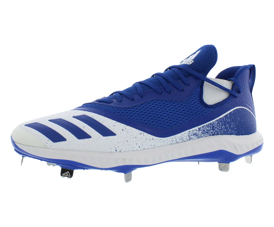 Adidas Men's Icon V Bounce Baseball Cleats, Low-Top Lace-Up Athletic Footwear with Bounce Cushioning for Field Sports