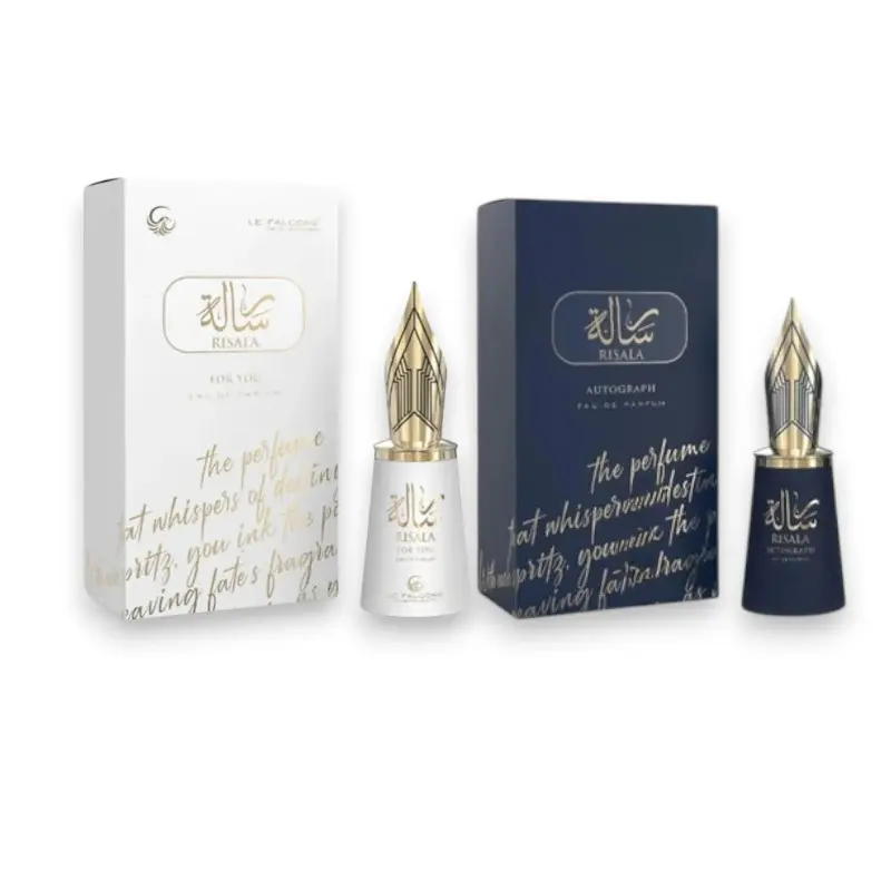 Le Falcone Bundle | Risala | Autograph + For you | Unisex Fragrance | 100 ML - 3.4 OZ | Eau De Parfum | Pink Pepper - Coriander & Orange Blossom
