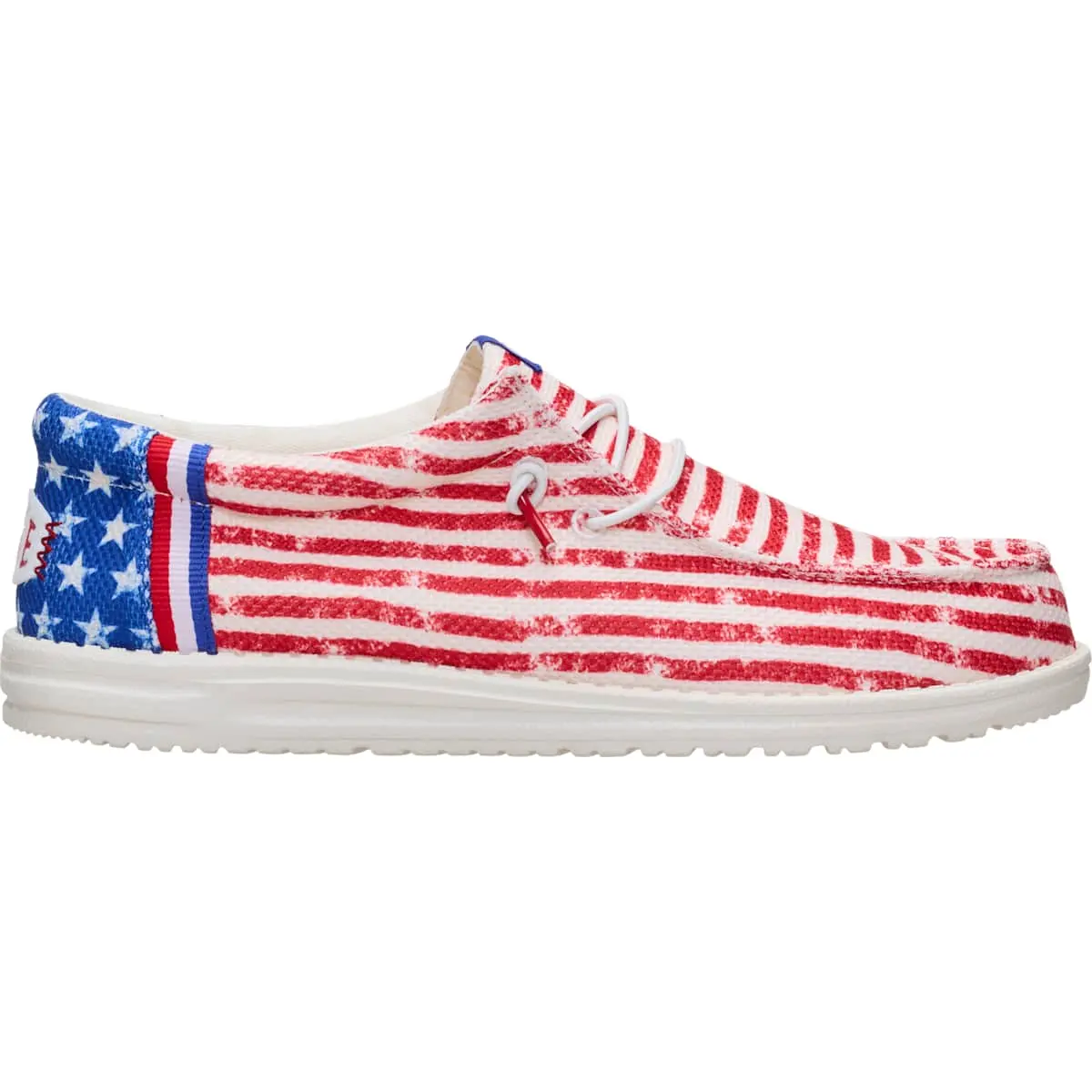 HEYDUDE Wally Americana Mesh - Comfortable Slip on Shoes