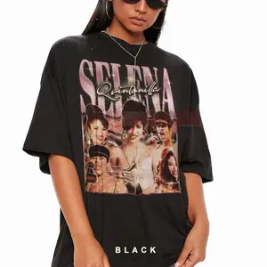 SELENA QUINTANILLA Retro T-shirt - Selena Quintanilla Tribute Tee, Selena Quintanilla Long Sleeve Shirt, Selena Fans Tee, Kids Tee