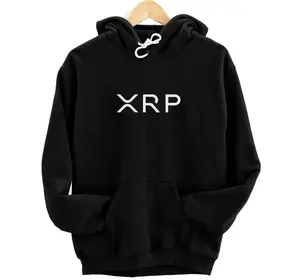 Personalized Licensed Ripple Wear Ripple (XRP) Hoodie ,Grey ,Small