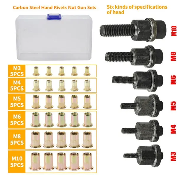 Galvanized nut Set