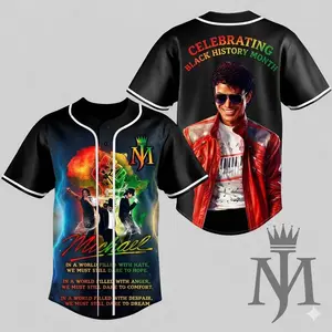 Michael Jackson Baseball Jersey – King of Pop Fan Gift – Unisex Streetwear