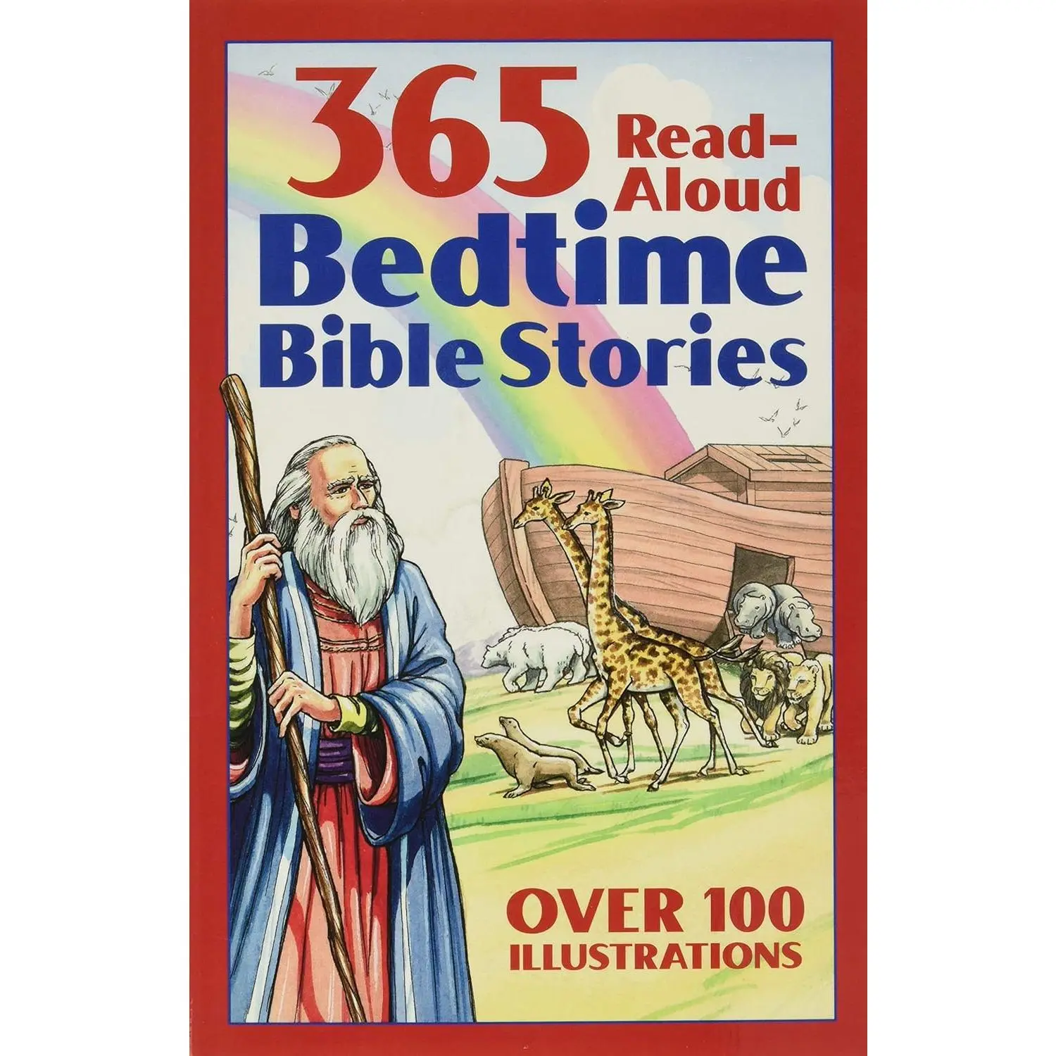 365 Read-Aloud Bedtime Bible Stories Paperback - Lightweight, Compact, 367 Pages, English Text, Over 100 Illus. (Religion & Philosophy, Humanities & Social Sciences Book)