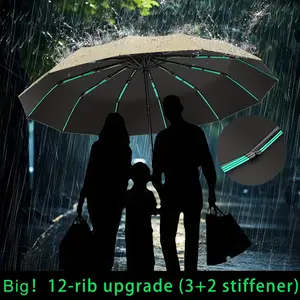 Super Windproof Folding Umbrella, All-Weather Design for Rain & Sun, Ideal for Both Men & Women, Perfect for Daily Use, Automatic Umbrella