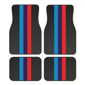 [New Product Special Offer] 4-piece stylish car floor mats, suitable for Mercedes-Benz, BMW, Audi, and most SUV and sedan models. A perfect birthday gift for car enthusiasts and fellow car lovers. Car Interior Accessory Automotive Floor Mats