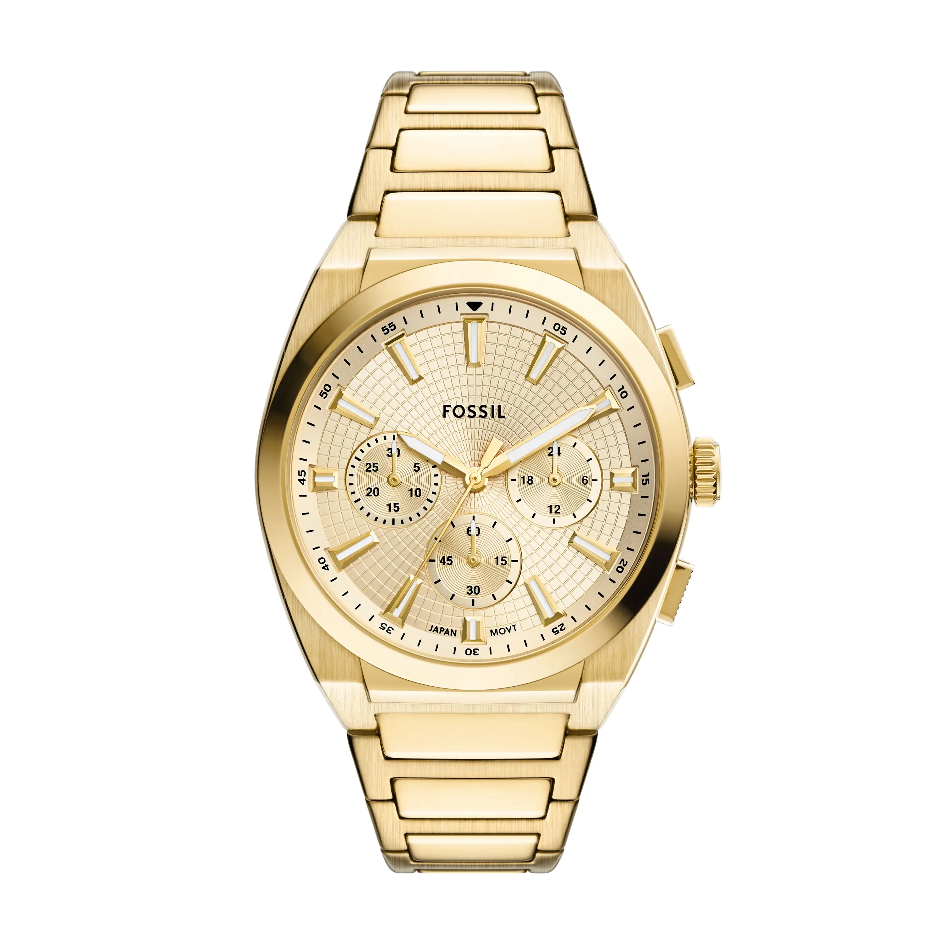 Fossil Men's Everett Chronograph Gold-Tone Stainless Steel Watch