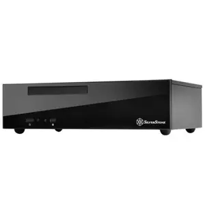 Silver Stone Technologies  Mini-ITX Mini-DTX SFX Mini Compact HTPC Case - Black