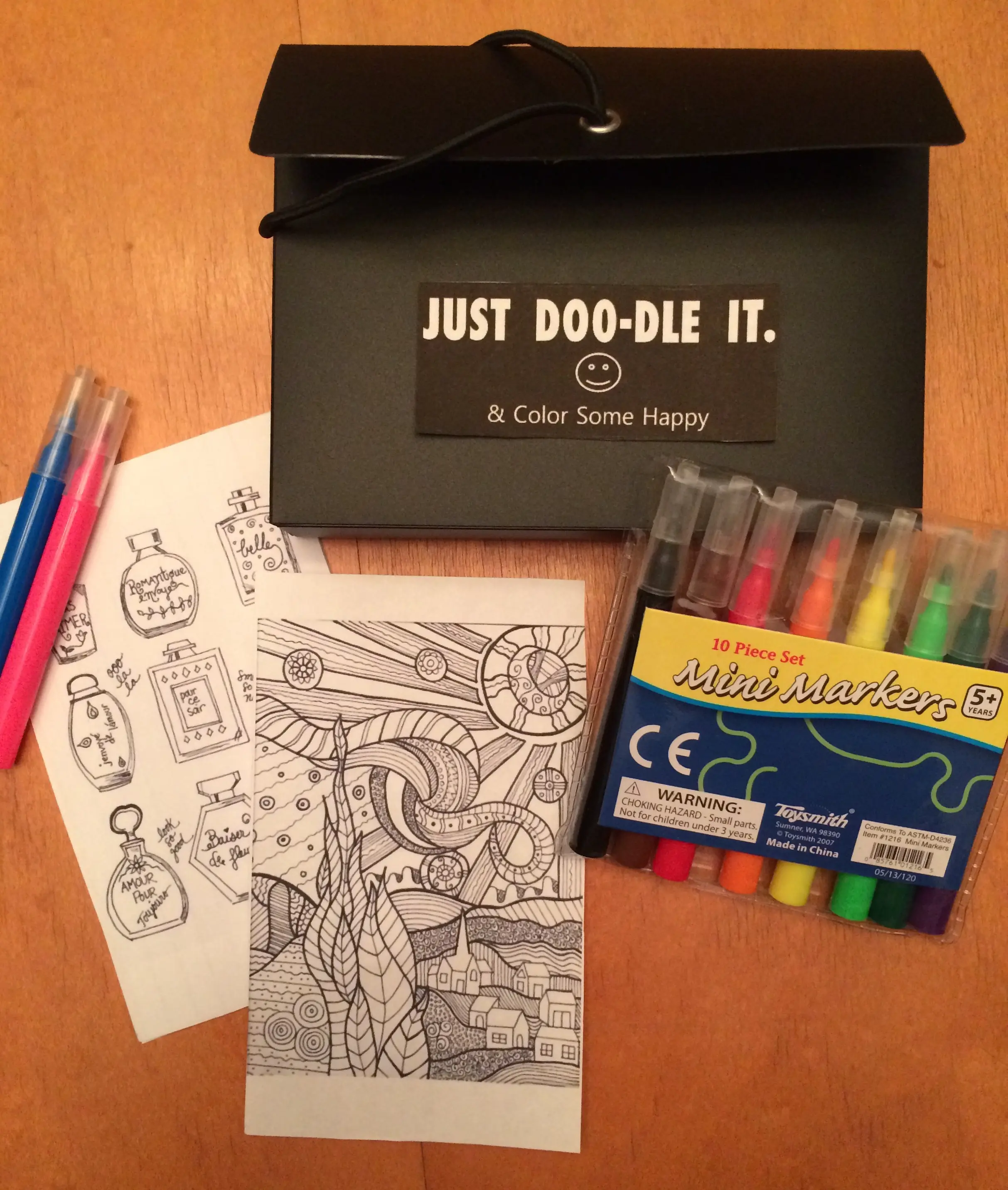 Just Doodle It Coloring Cards