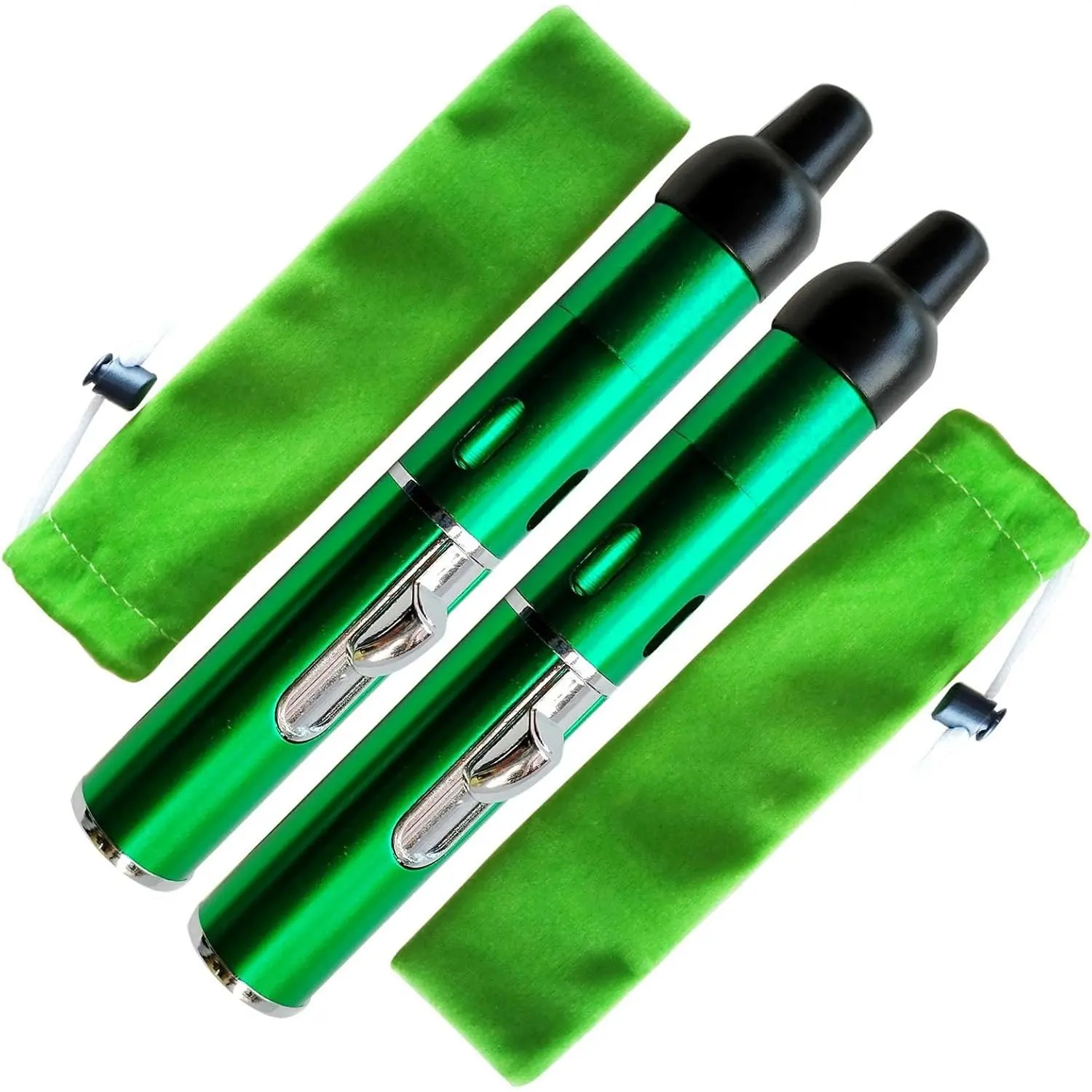 Lighter,Refillable Lighters,Multifunctional-in Jet Lighter Cooking,Green(2PCS)