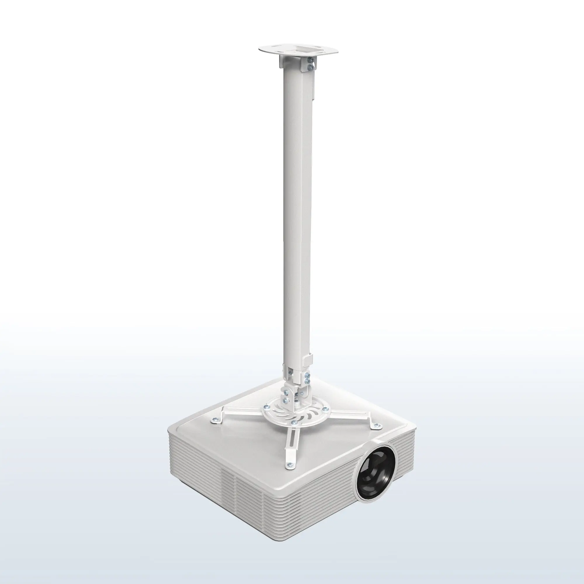 Adjustable Tall Extending Projector Ceiling Mount, Audio-Video Accessories for Home Theater, Office Presentations