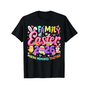 Matching Outfits for The Family for Easter, Including T-Shirts for Both Men And Women. These Casual Short-Sleeve Tees with Crew Necks Are Ideal for Everyday Use And Make Great Gifts for Holidays, Birthdays