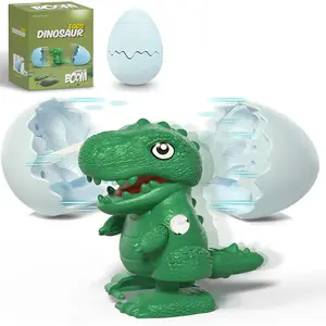 Wind-Up Surprise Eggs, Hatching Dinosaur Egg Toy for Kids, Rotate the Egg to Hatch a Walking Animal, Reusable Clockwork Fun Animal Toy for Boys and Girls, Idea Gift Easter Basket Stuffers