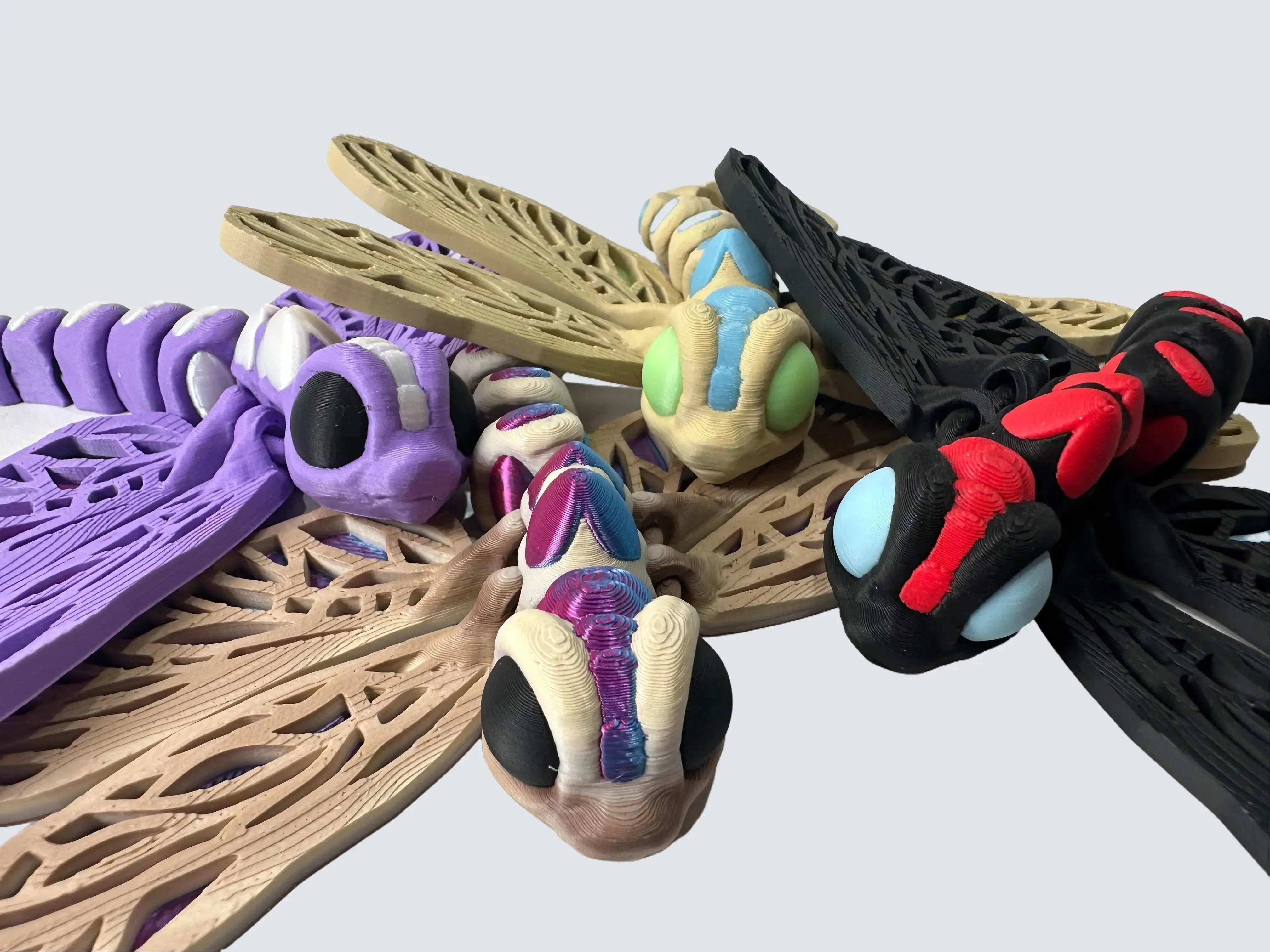 3D Printed Dragonfly – Articulating Insect – Unique Gift – Nature Inspired