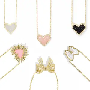 Heart-Shaped Pendant Necklace, Women's Fashion Jewelry