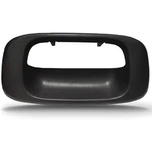 Tailgate Handle Bezel Trim Fits for 1999-2007 Chevy Silverado GMC Sierra 1500 2500 3500 Black Textured Replaces# 15228539, 15228540, GM1916102, GM15046512 Rear Trunk Spoiler Truck Replacement