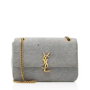 Pre-owned Yves Saint Laurent Jersey Shoulder Bags Saint Laurent Quilted Monogram Jamie Medium Shoulder Bag
