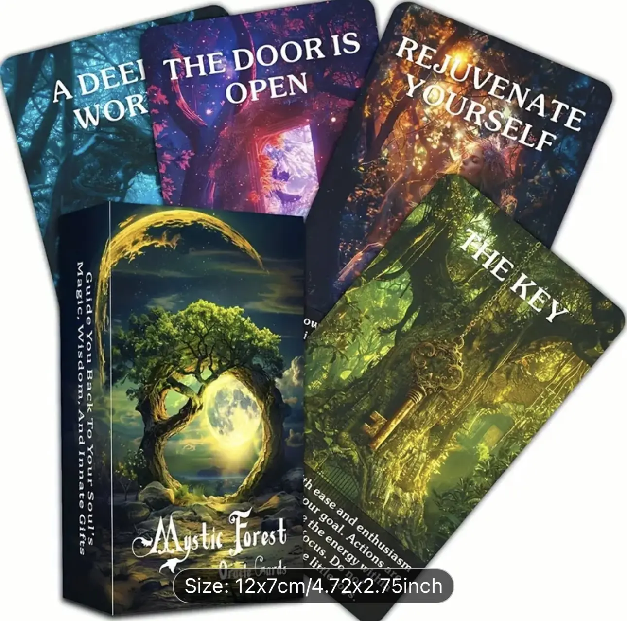Mystic Forest Oracle Cards - Original Deck for Spiritual Reflection and Guidance