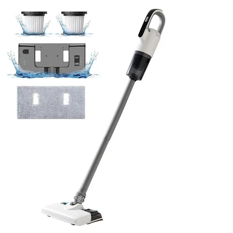 Cordless Vacuum Cleaner, Up to 30Kpa and 30Mins Vacuum and Mop Combo, Lightweight Rechargable Stick Vacuum, Deep Cleans, Washes, for Home Hardwood Floor Pet Hair Carpet