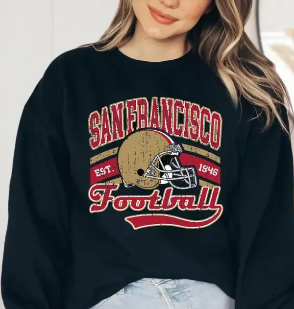 San Francisco Sweatshirt, San Francisco Football Sweater , Game Day