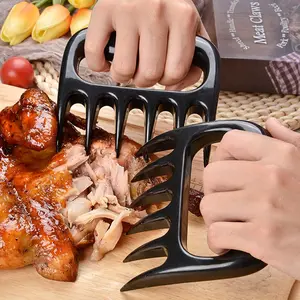 2 Pcs Meat Shredder Claw Set, Chicken Meat Separator and Pulling Tools, BBQ Shredding Forks for Easy Meat Preparation, Kitchen Cooking gadget