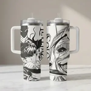 Tumbler 40oz Leveling Up Anime Inspired Design Cup