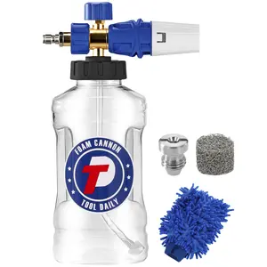 1/4-inch Quick-Connect High-Pressure Snow Foam Lance, Adjustable Foam Blaster, Cleaning Car Foam Sprayer, Car Washing & Maintenance Tool, Car Wash Equipment, Car Wash Accessory, Boyfriend Gift