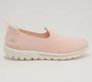 Skechers GO WALK Travel Vegan Washable Slip-On Shoes - Kourt Skechers GO WALK Travel Vegan Washable Slip-On Shoes - Kourt