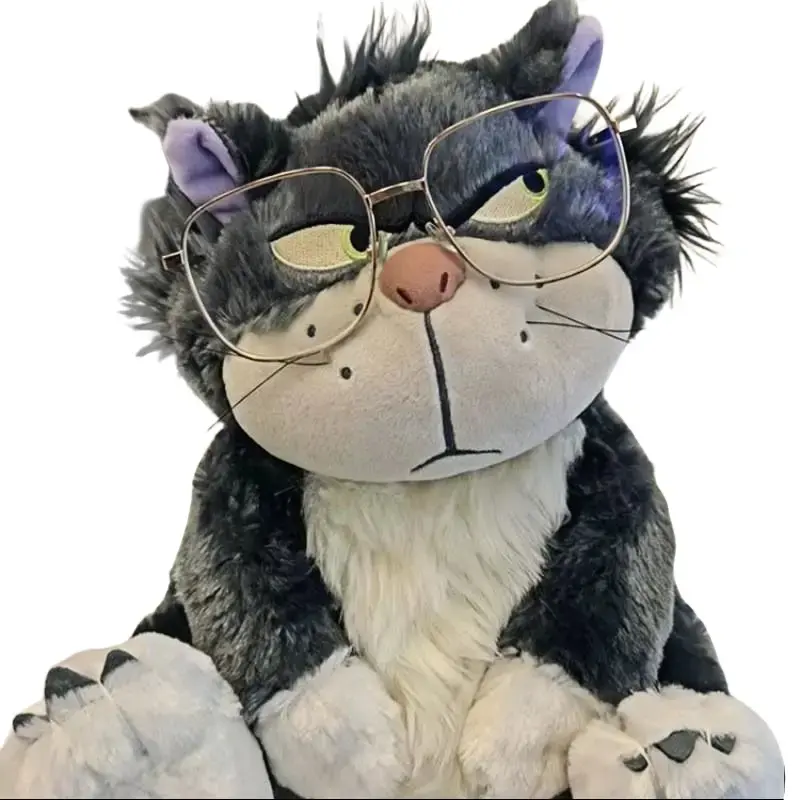 Cute Black Cat Plush Doll Soft Pillow Cat Toy Sleeping Bed Girl Birthday Gift