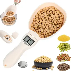Digital Measuring Spoon Scale 800g/0.1g with LCD Display, High Precision Electronic Scoop for Cooking, Baking & Pet Food
