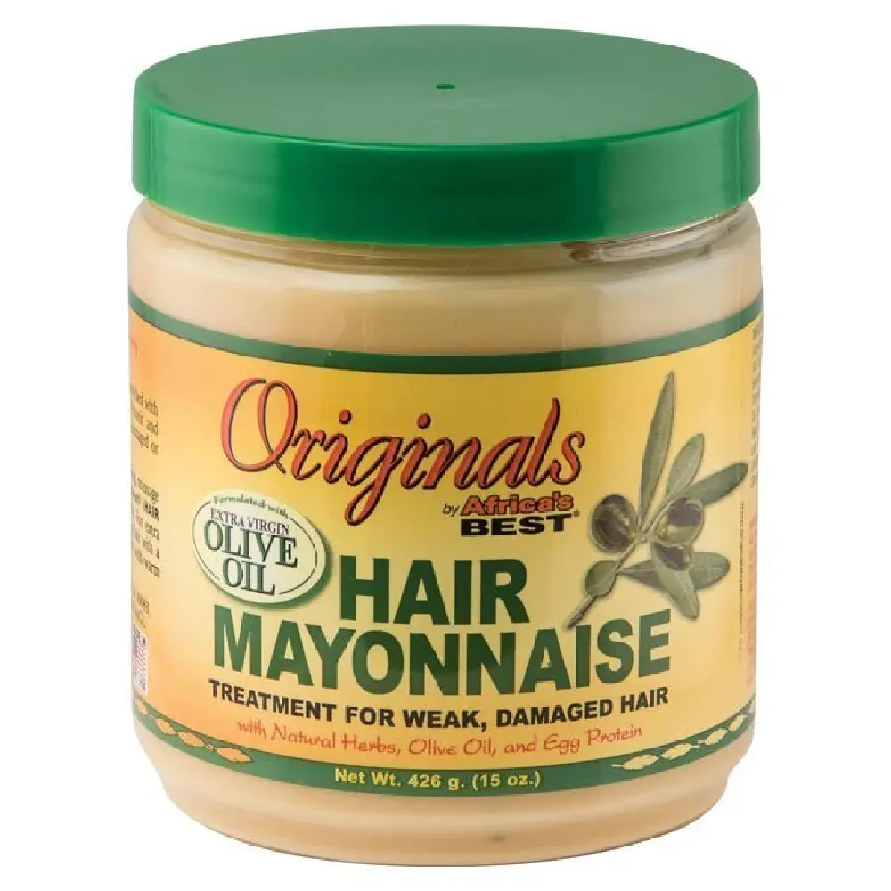 Hair Mayonnaise Conditioning Treatment for Damage Repair and Hydrating Moisture with Extra Virgin Olive Oil & Egg Protein, 15 oz, Hair Care, Natural Oil Blend, Unisex Hair Treat