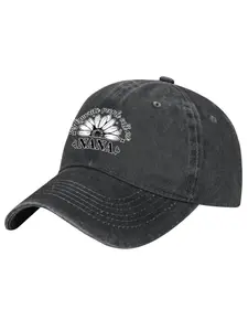Unisex Basic Adjustable Strap Baseball Cap - "My Favorite Person Calls Me Nana" Geometric Design, Pure Cotton, Breathable Light, Nana Motif, Machine Washable Fashion Accessory Hat for Women,summervibes