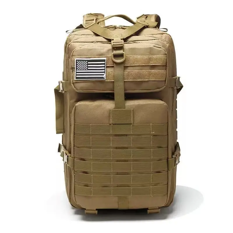 Tactical Outdoor Backpack - Large-Capacity, Water-Resistant, Durable Military Rucksack, Waterproof Hiking Backpack for Camping, Hiking