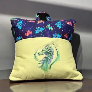 Handcrafted Reading Pillow - Fantasy Dragon