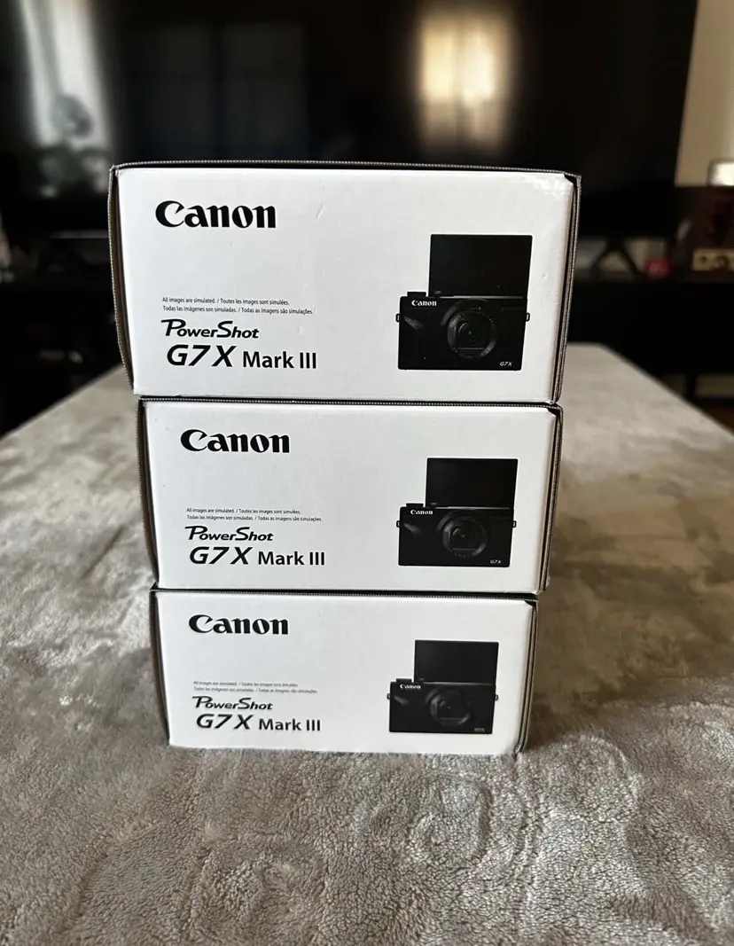 New Canon PowerShot G7X Mark III Camera | Black