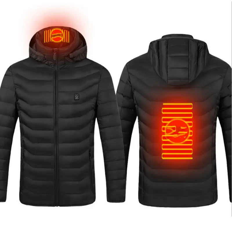 Winter Heated Jacket With USB Electrical Heating For Men