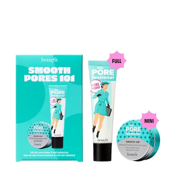 Benefit Cosmetics Smooth Pores 101 Pore Primer & Moisturizer Duo Benefit Cosmetics Smooth Pores 101 Pore Primer & Moisturizer Duo