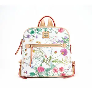 Dooney & Bourke Coated Cotton Botanical Backpack